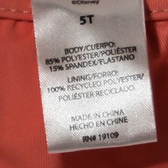 Disney Princess Ariel & Flounder Girls 2PC Swimsuit Set UPF 50+ Size 5T NWT - Picture 10 of 11